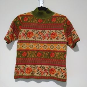 70's Wool Mockneck Sweater